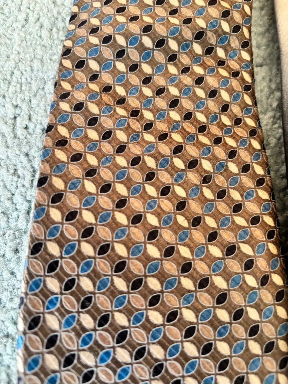 Men's Patterned Silk Tie - Classic Business Style